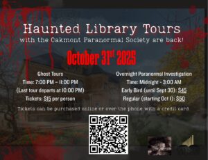 Haunted Homestead Library Fundraiser at Carnegie Library of Homestead 3 lib