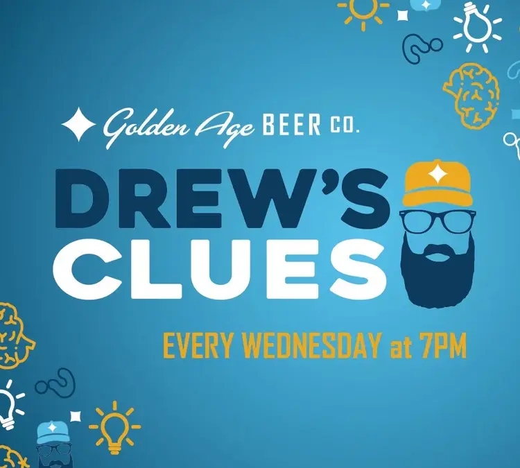 Drew’s Clues Trivia at Golden Age Beer Co.