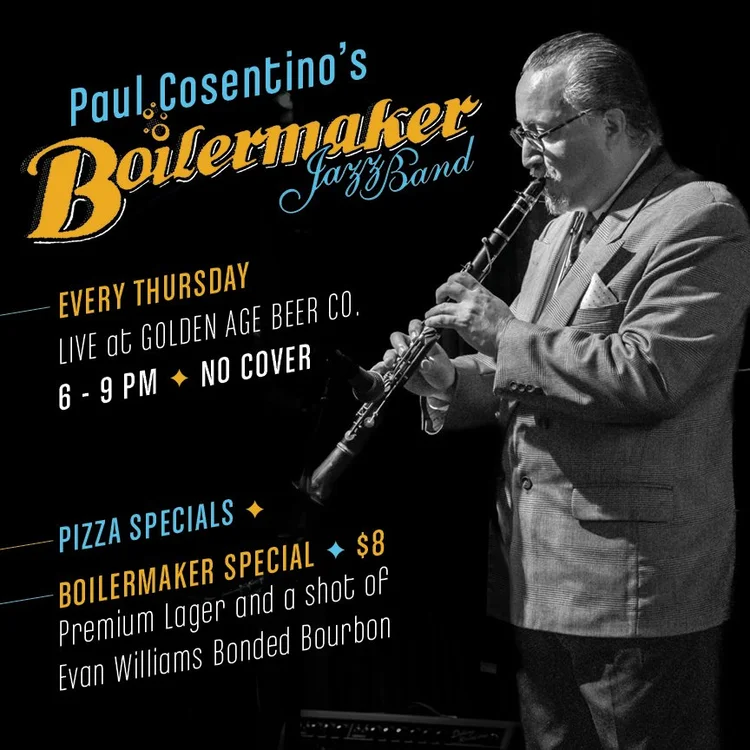 Boilermaker Thursdays with Paul Cosentino & the Boilermaker Jazz Band at Golden Age Beer Co. 53 Boilermaker Thursdays with Paul Cosentino & the Boilermaker Jazz Band at Golden Age Beer Co.