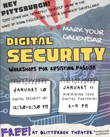 Digital Security 101: Workshop for Resisting Fascism at Glitterbox Theater