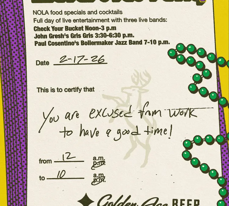 Mardi Gras at Golden Age Beer Company
