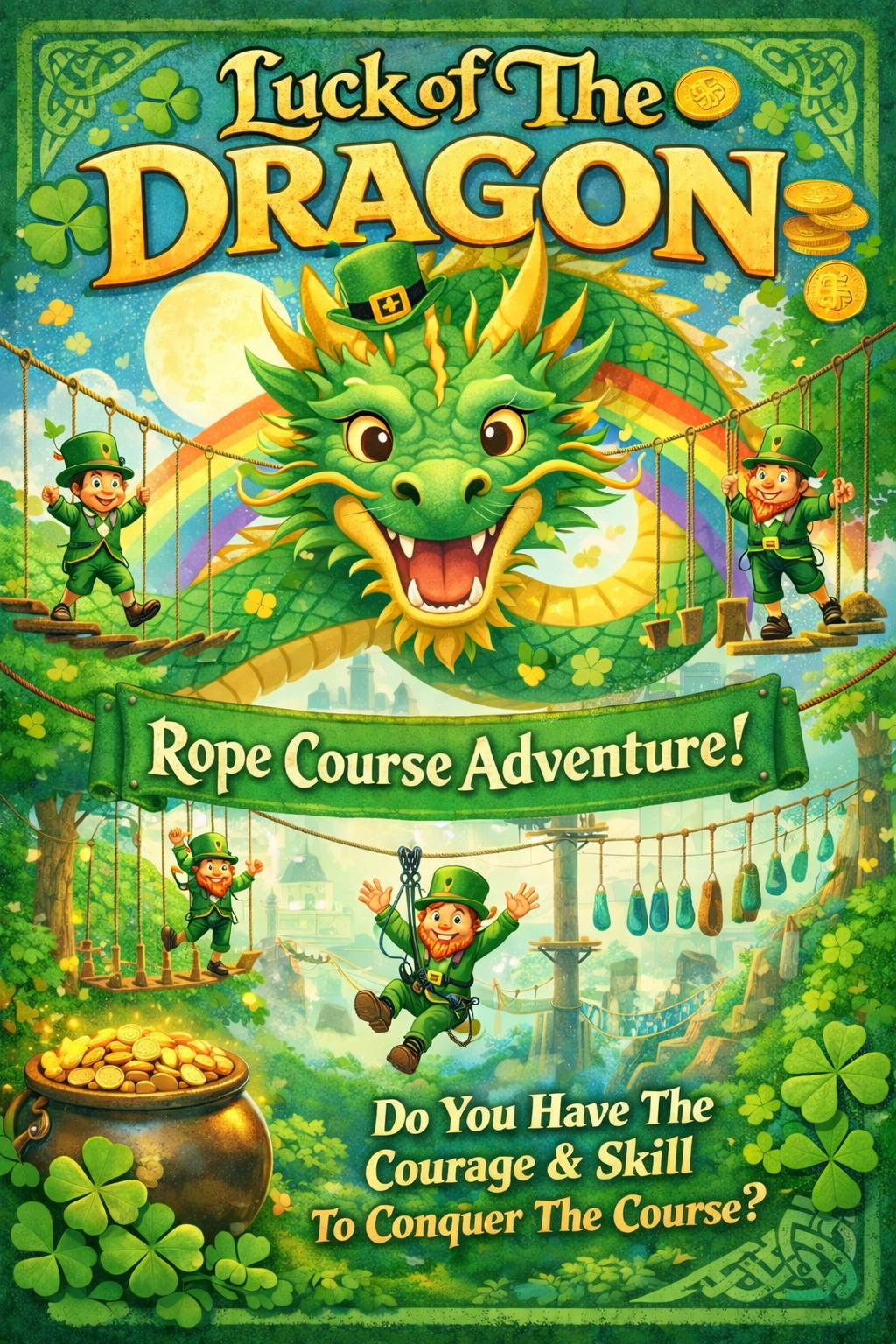 Luck of the Dragon Adventure Day: St. Patrick's Day at Dragon's Den