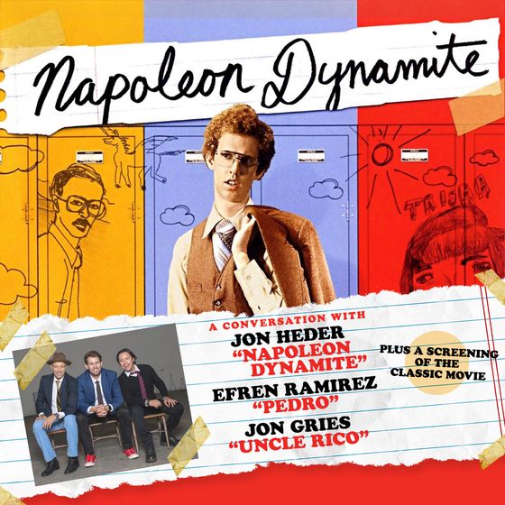 Napoleon Dynamite: A Conversation with Jon Heder, Efren Ramirez, & Jon Gries at Carnegie of Homestead Music Hall