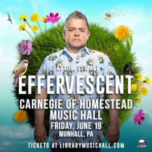 Patton Oswalt: Effervescent at the Carnegie of Homestead Music Hall