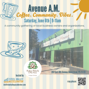 Avenue Am Coffee Mixer at Arabica Robusta with Steel Valley Accelerator 2 SQ June 6 Ave AM SVA