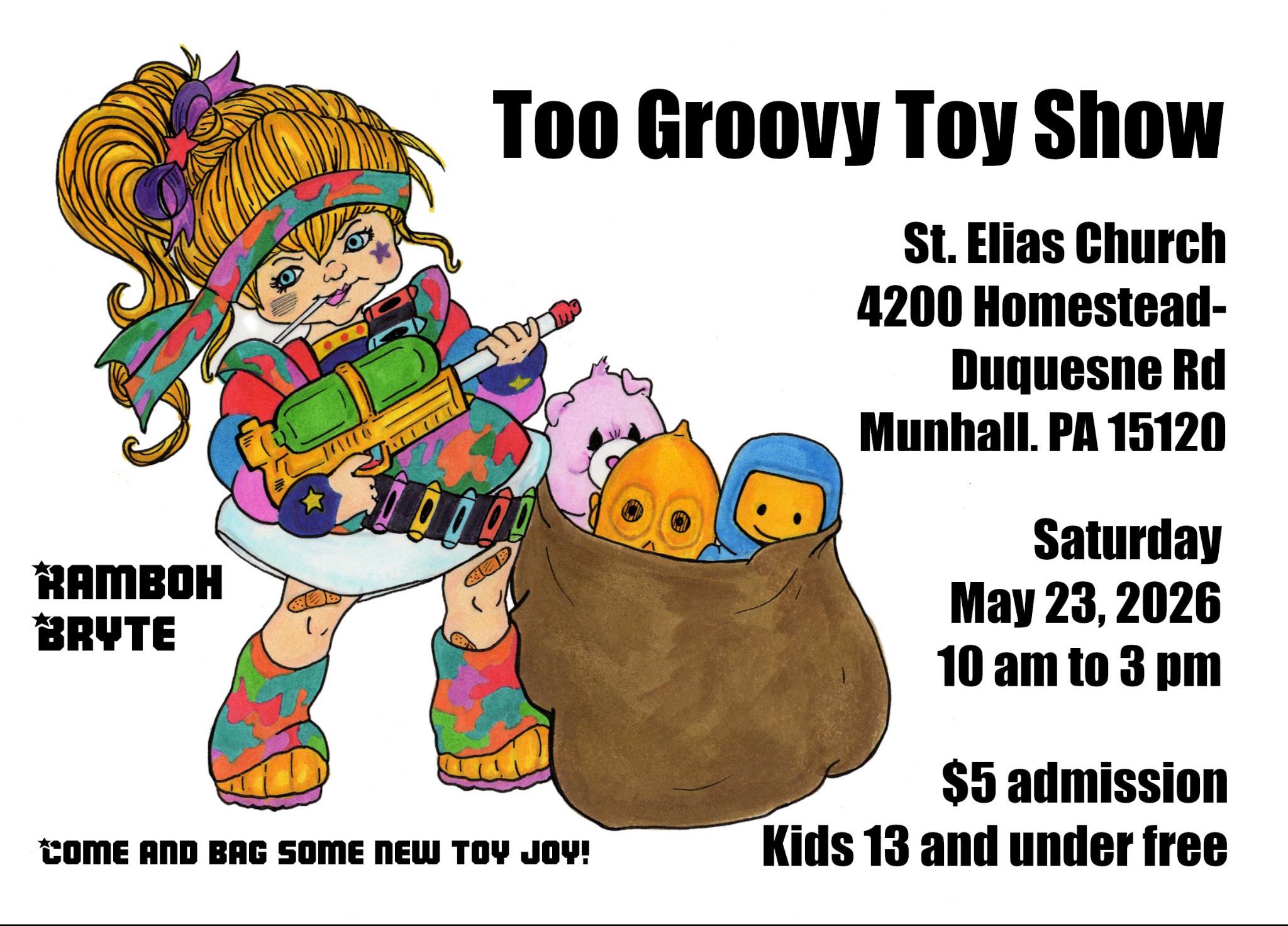 Too Groovy Toy Show at St Elias Byzantine Catholic Church
