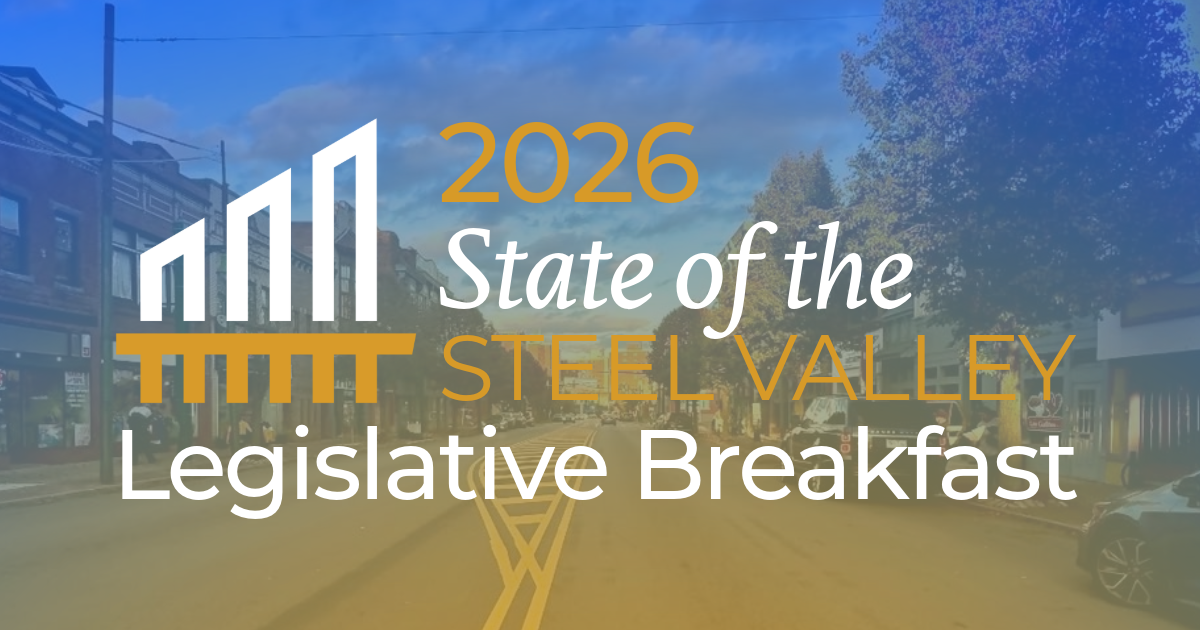 SAVE THE DATE: 'State of Steel Valley' Legislative Breakfast by Steel Valley Accelerator | Sept 23