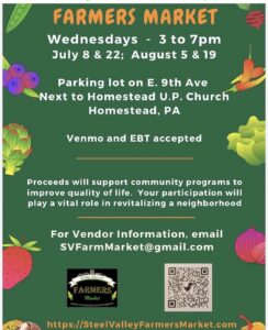 Steel Valley Farmers Market at Homestead UPC