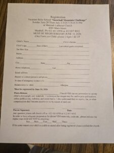 Messiah VBS 2026 2