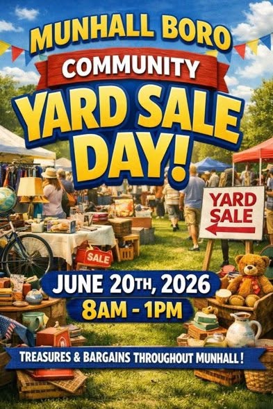 Munhall Borough Community Yard Sale Day | June 20