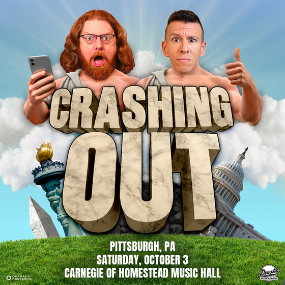 Crashing Out with Philip DeFranco and Alex Pearlman at Carnegie of Homestead Music Hall | Oct 3