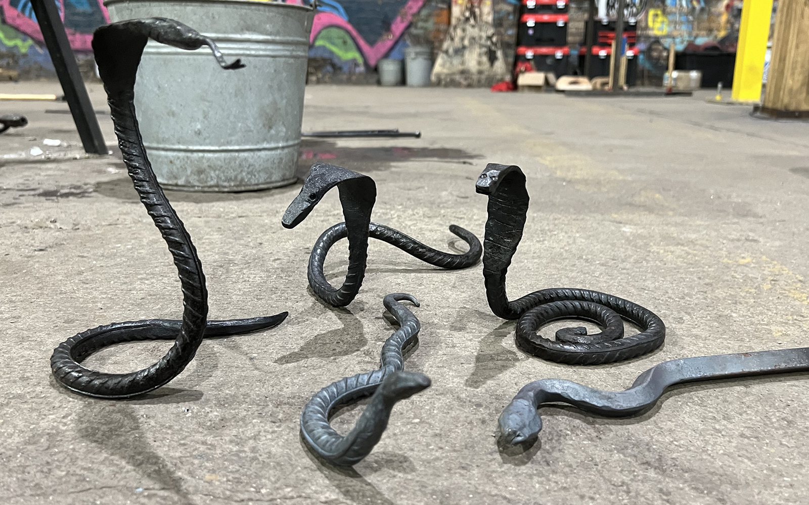 Blacksmithing Basics: Halloween Snakes The Carrie Blast Furnaces | Oct 22